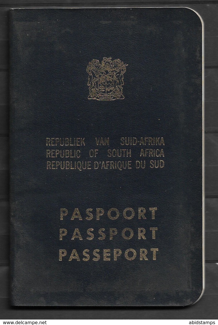 SOUTH AFRICA  EXPIRED PASSPORT - Altri & Non Classificati