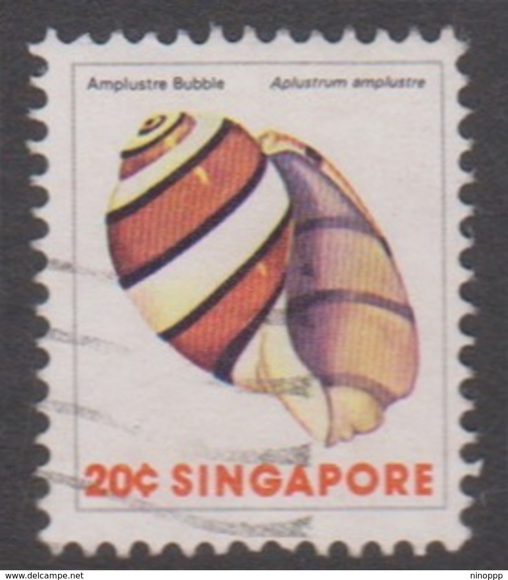 Singapore 297 1977 Sea Shells Definitive,20c, Used - Singapore (1959-...)