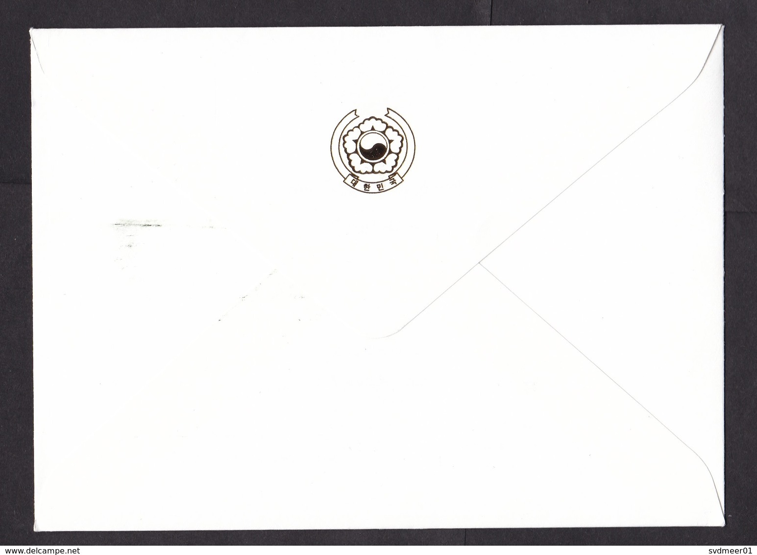 Netherlands: Cover, 2018, Meter Cancel, Sent By Embassy Of South Korea In The Hague, Diplomacy (traces Of Use) - Covers & Documents