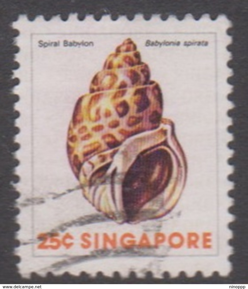 Singapore 298 1977 Sea Shells Definitive,25c, Used - Singapore (1959-...)