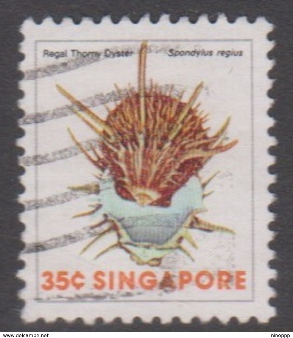 Singapore 299 1977 Sea Shells Definitive,35c, Used - Singapore (1959-...)