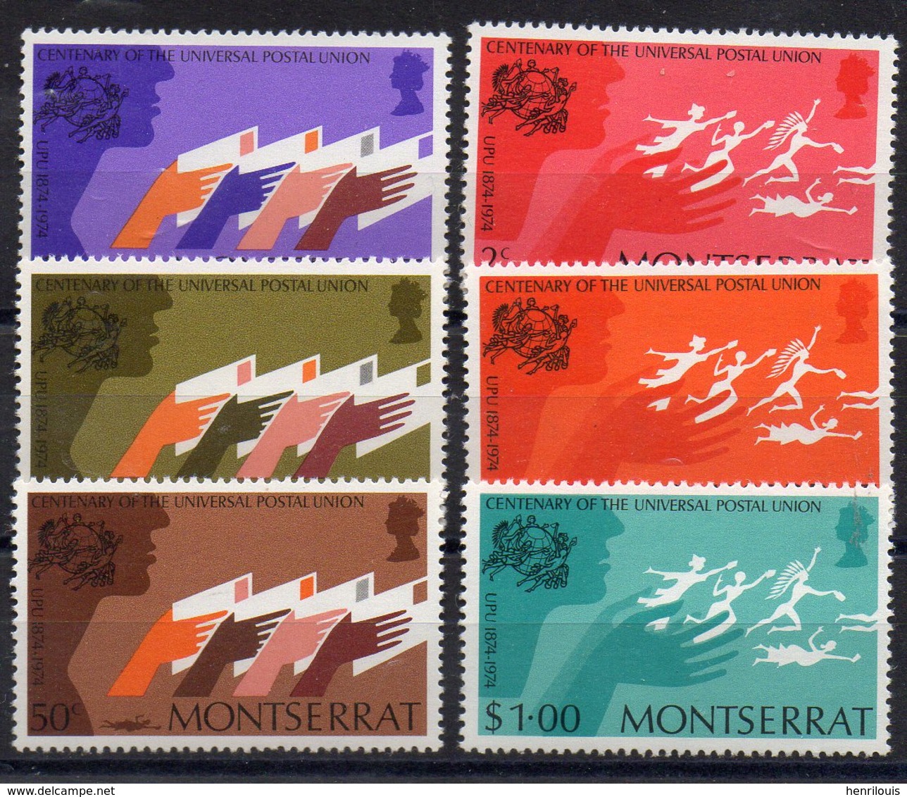 MONTSERRAT   Timbres Neufs ** De 1974  ( Ref 2564 )  UPU - Montserrat