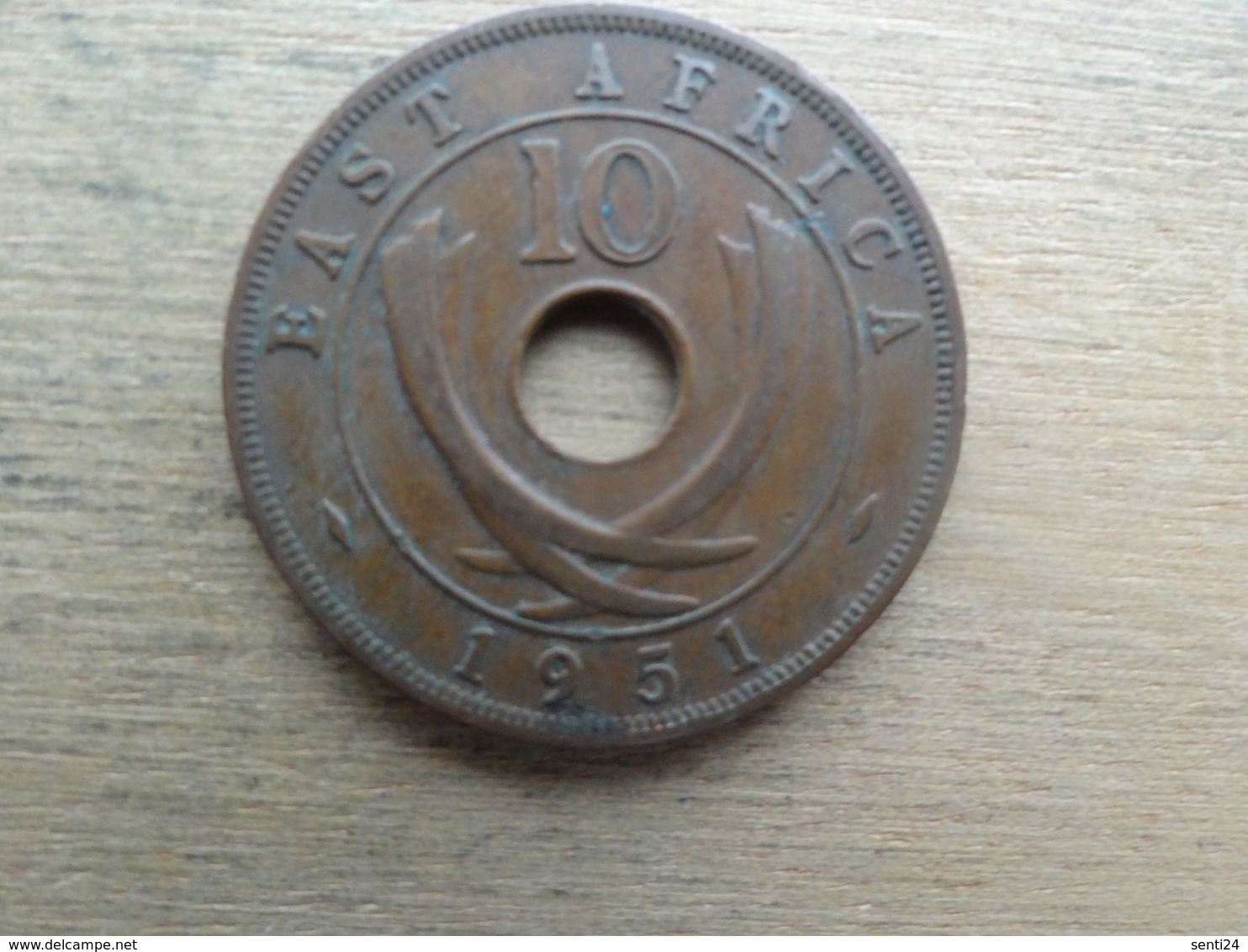 East Africa  10  Cents  1951  Km 34 - British Colony