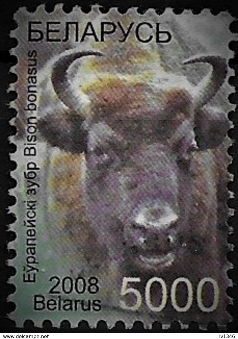 Bel5 Fauna Bison 2008 Mi749  Used-oblit. - Belarus