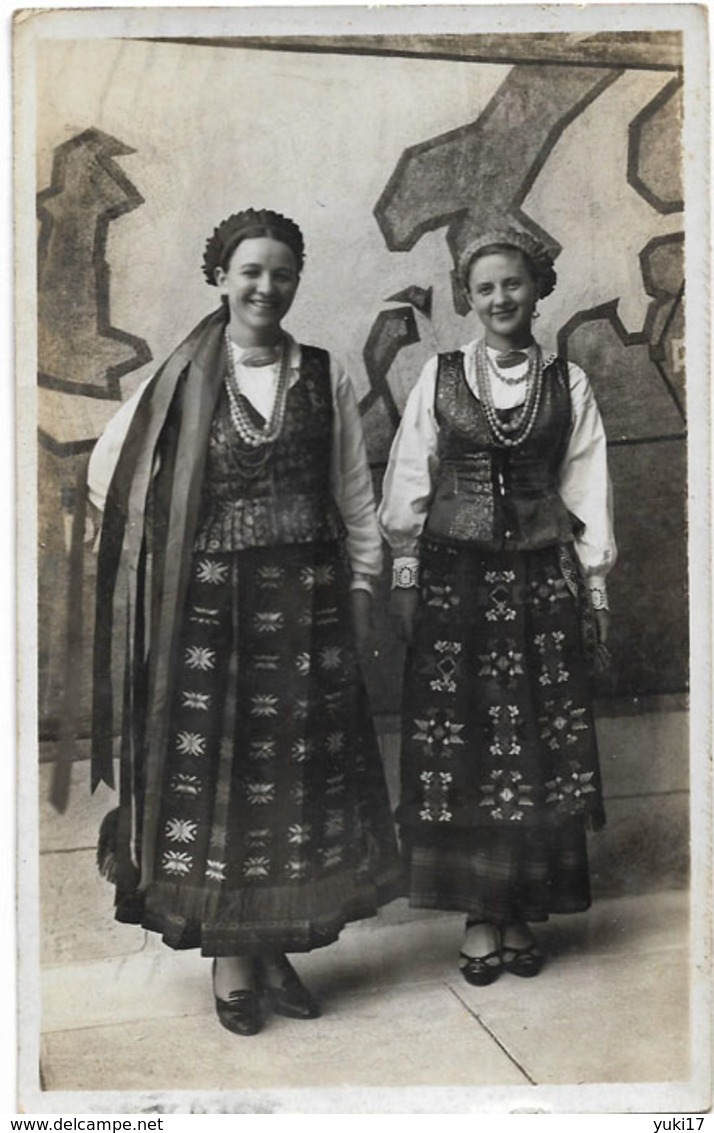 75 PARIS EXPOSITION 1937 COSTUMES LITHUANIENS LITHUANIE - Expositions