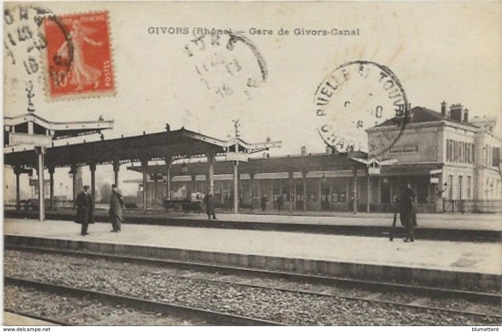 CPA - Chemin De Fer La Gare GIVORS 69 - Givors