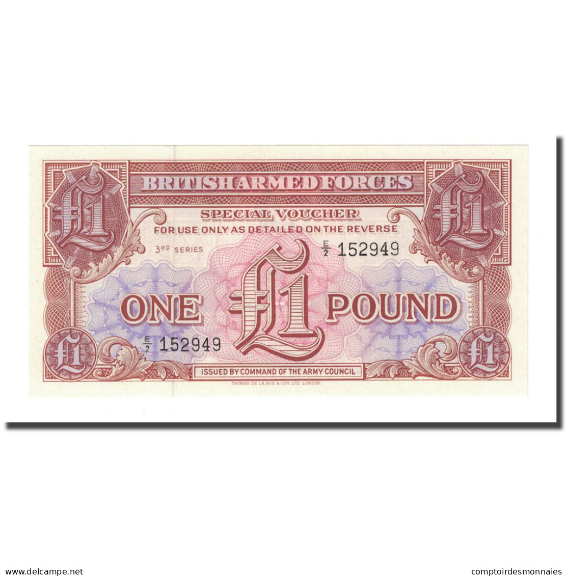 Billet, Grande-Bretagne, 1 Pound, Undated (1956), KM:M29, NEUF - British Armed Forces & Special Vouchers