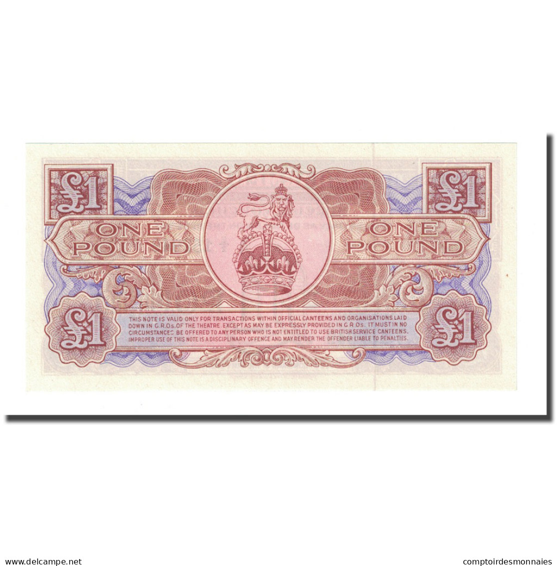 Billet, Grande-Bretagne, 1 Pound, Undated (1956), KM:M29, NEUF - British Armed Forces & Special Vouchers