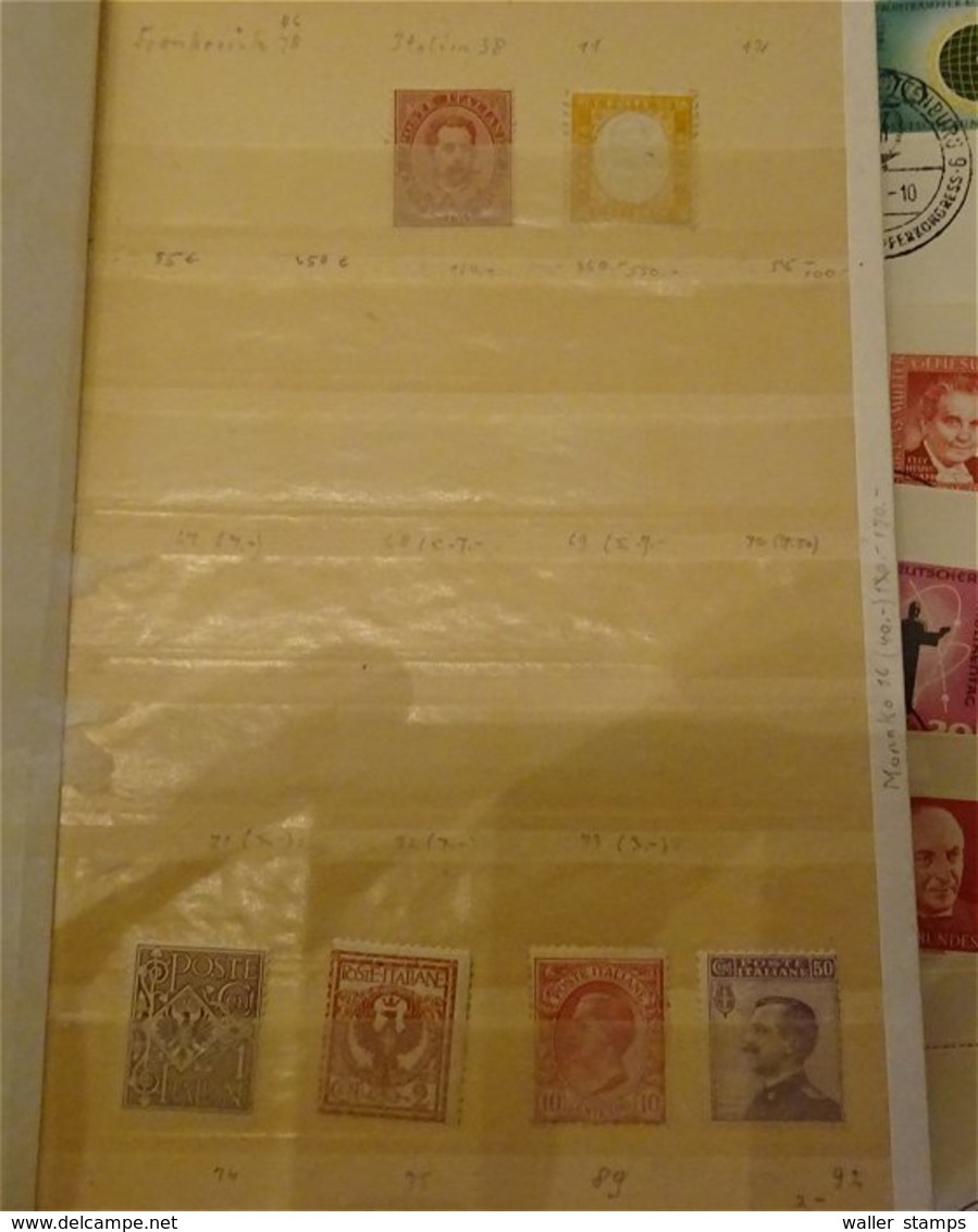 Lot With World Stamps - Vrac (min 1000 Timbres)