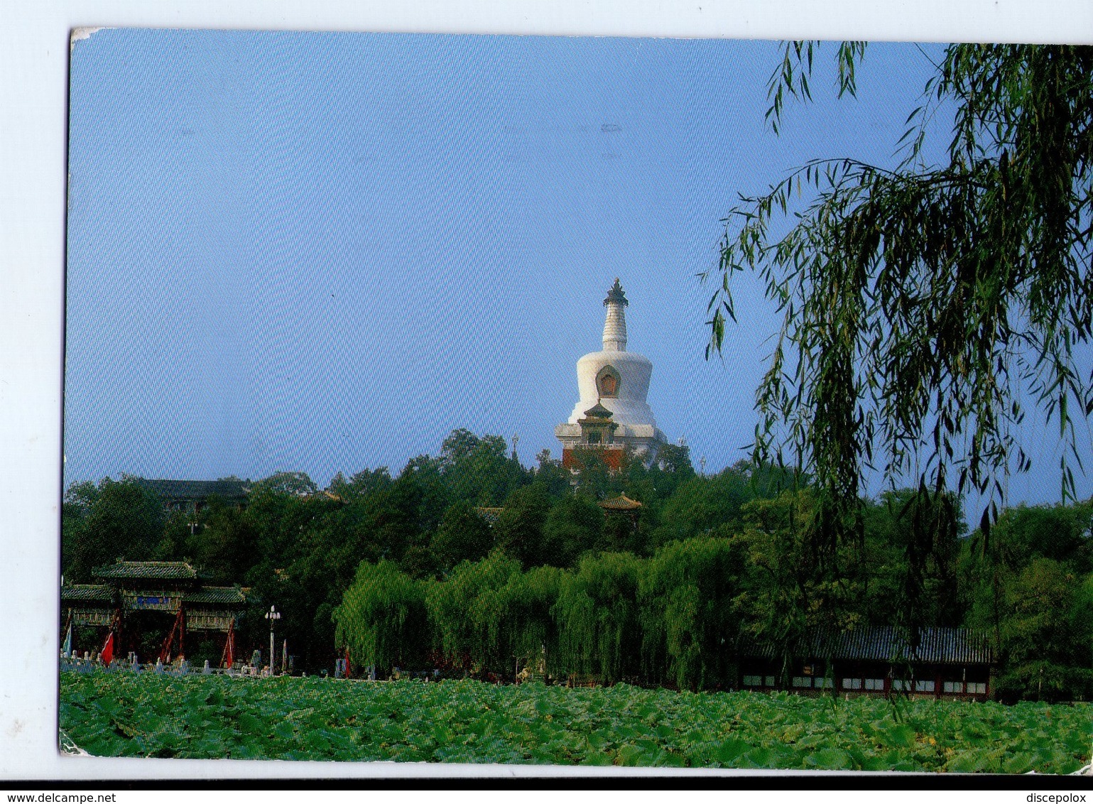 U3877 Nice Stamp HONG KONG 1988 On Postcard BEIJING, BEIHAI PARK - Cina (Hong Kong)