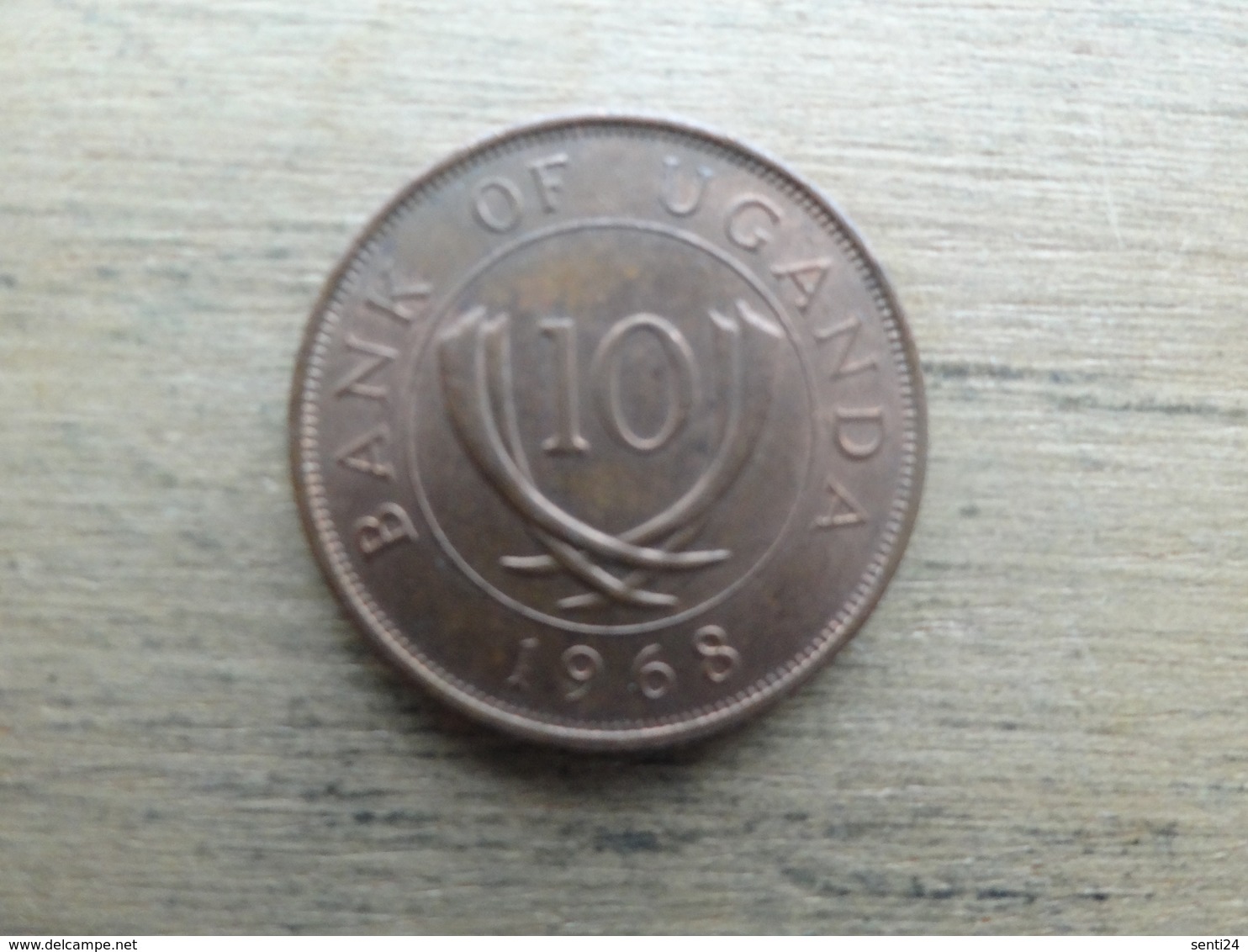 Ouganda  10  Cents  1968  Km 2 - Uganda