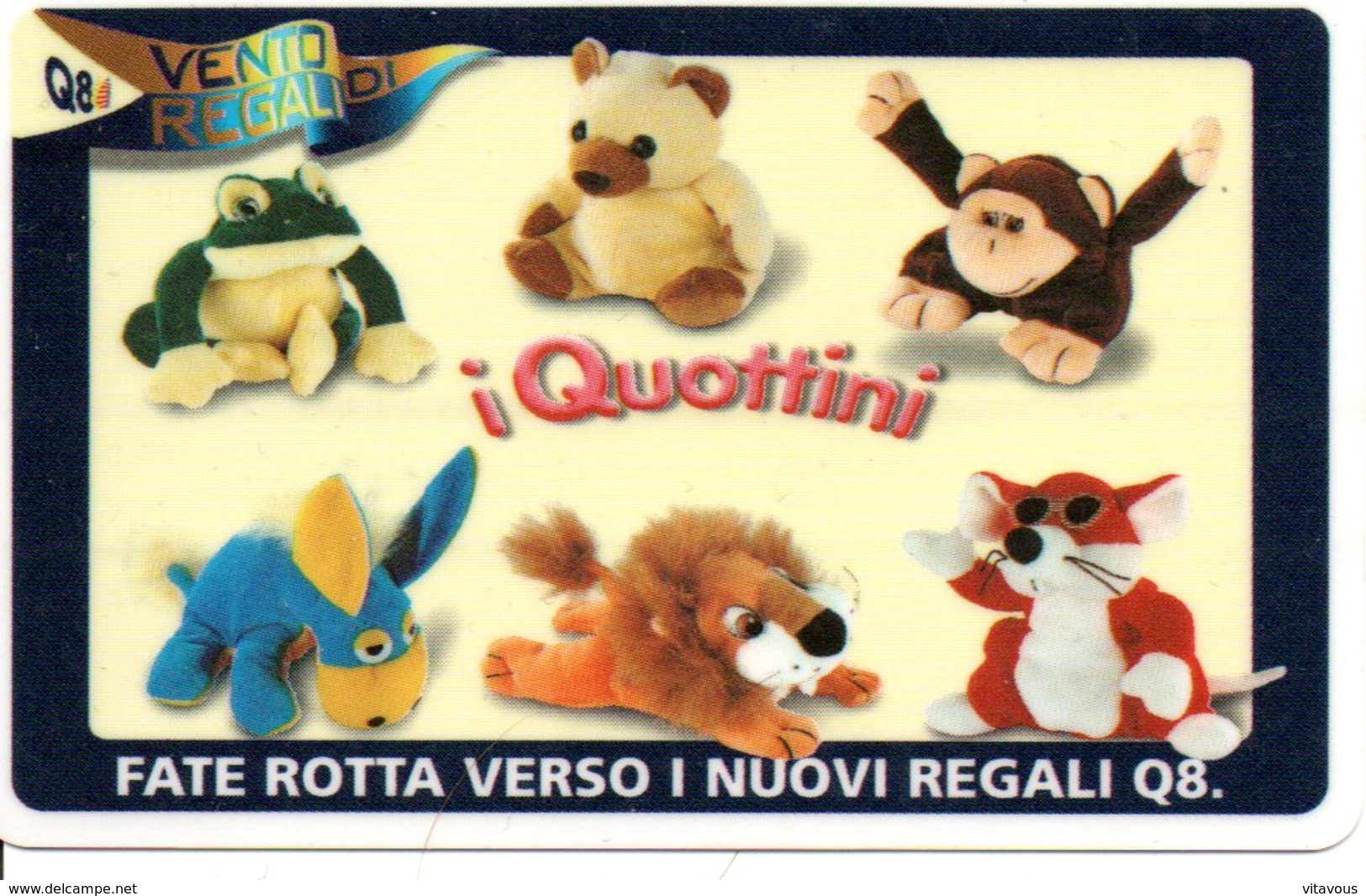 Teddy Nounours Peluche Ours Animaux Teddy Télécarte Italie  Jeu G 478 - Pubbliche Pubblicitarie