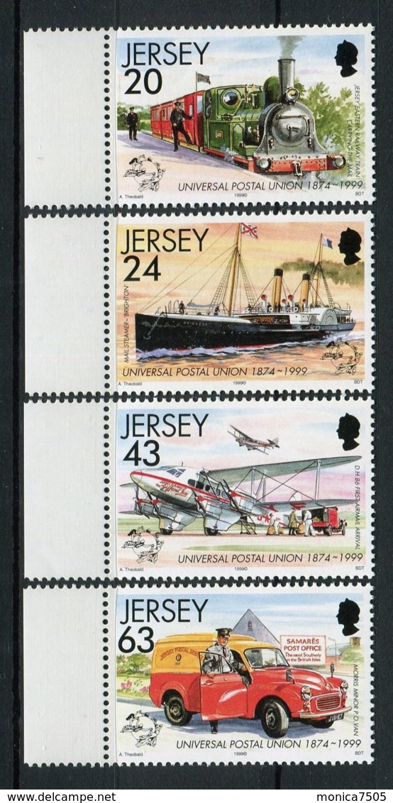 GRANDE-BRETAGNE- ILE  DE  JERSEY : Y&T N°  866/869  TIMBRES  NEUF  SANS  TRACE  DE  CHARNIERE . - Jersey