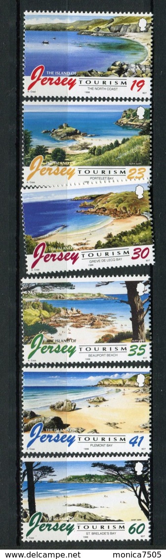 GRANDE-BRETAGNE- ILE  DE  JERSEY : Y&T N°  742/747  TIMBRES  NEUF  SANS  TRACE  DE  CHARNIERE . - Jersey