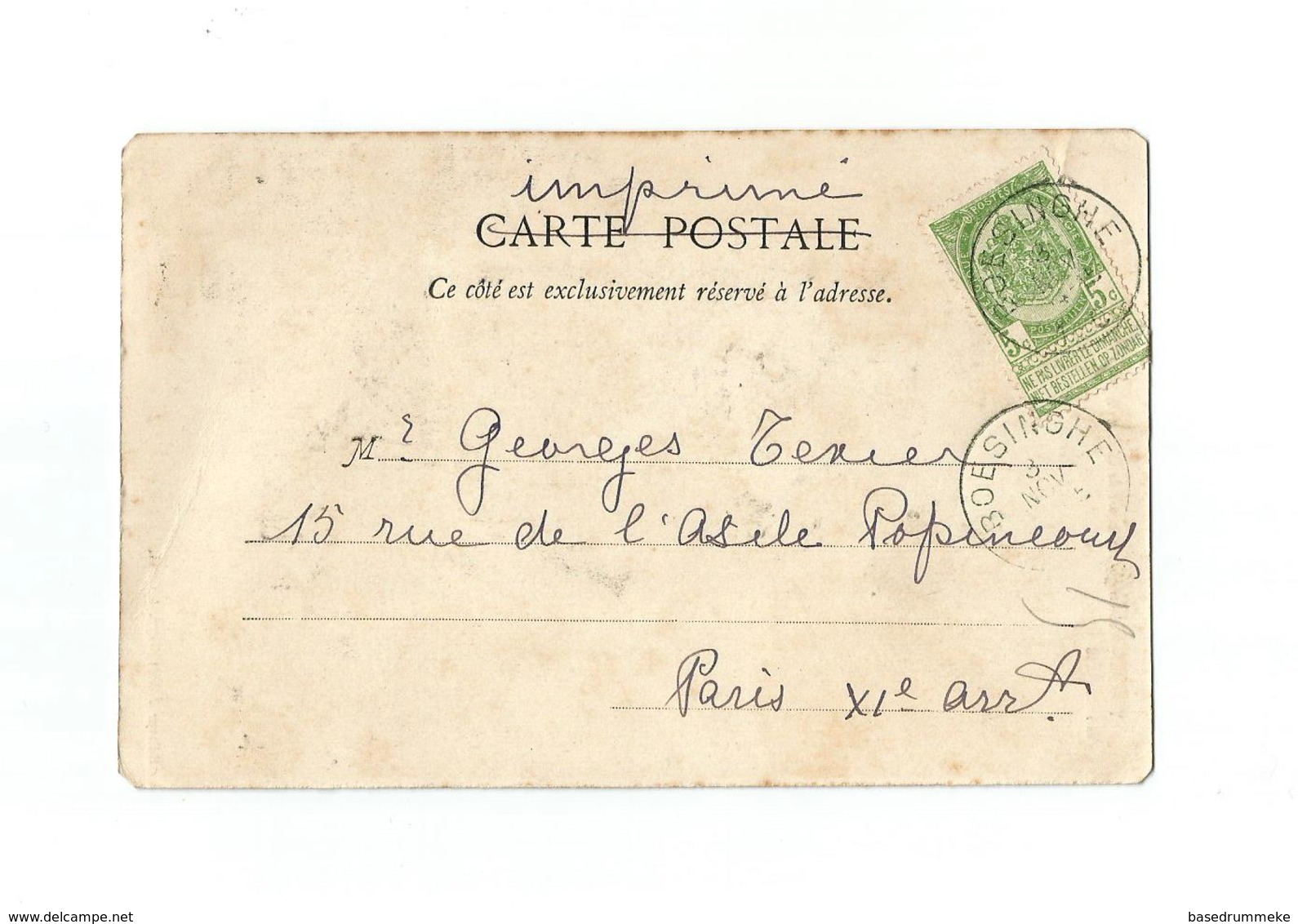 YPRES. - Maison Gothique Rue De Dixmude (1908). - Ieper