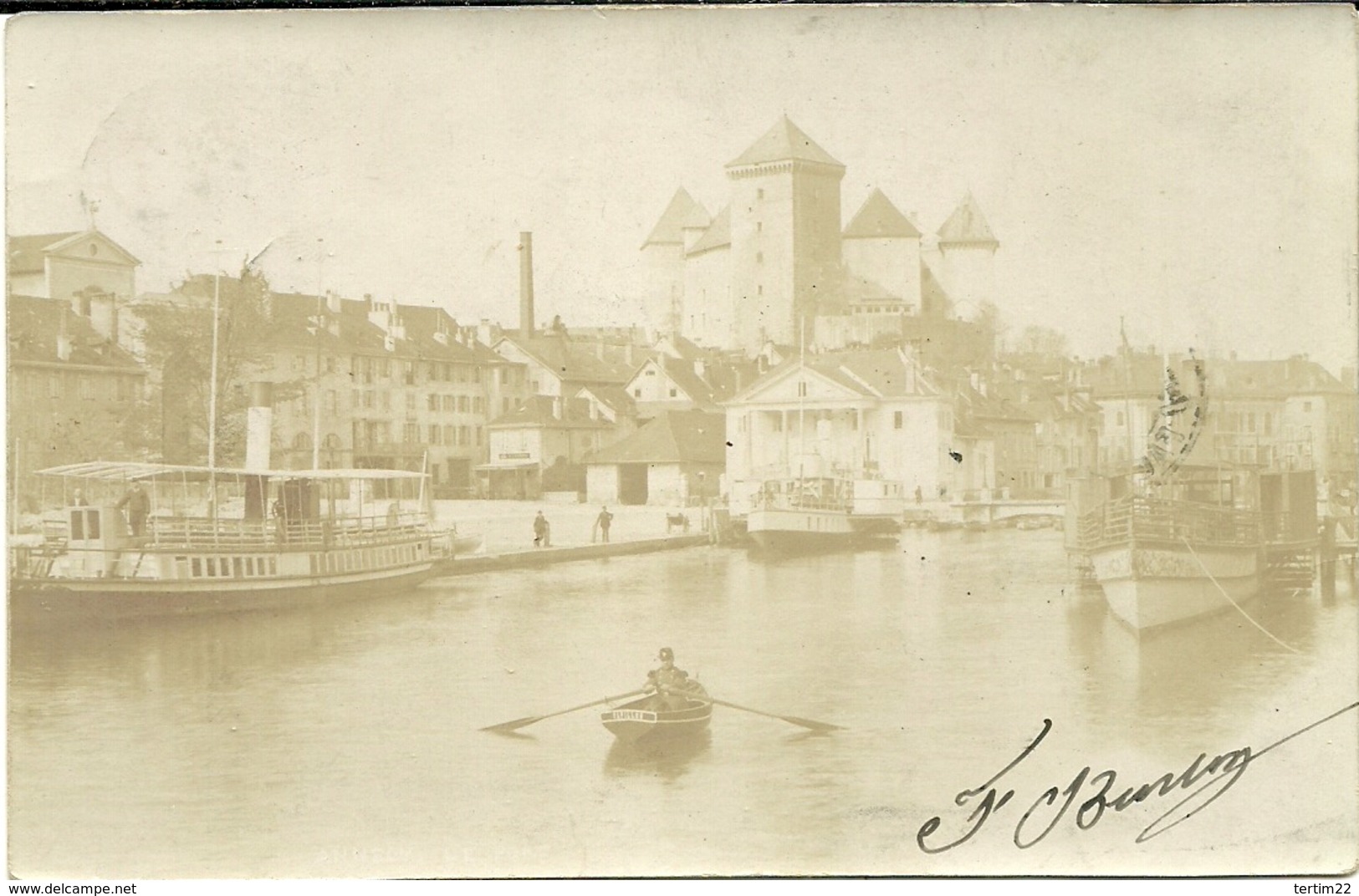 ( CARTE PHOTO ) (ANNECY )( 74 HAUTE SAVOIE ) 1902 - Lieux