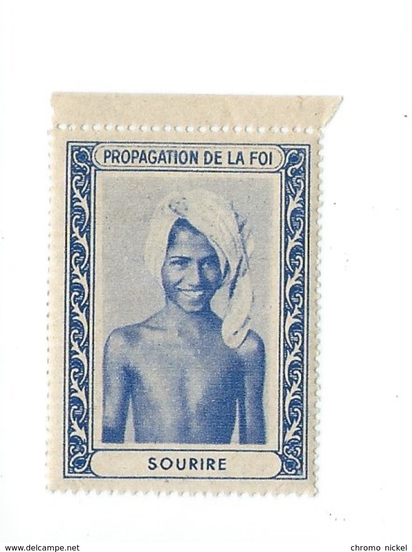 Vignette Erinnophilie Propagation De La Foi Sourire TB Avec Gomme - Hinduismo