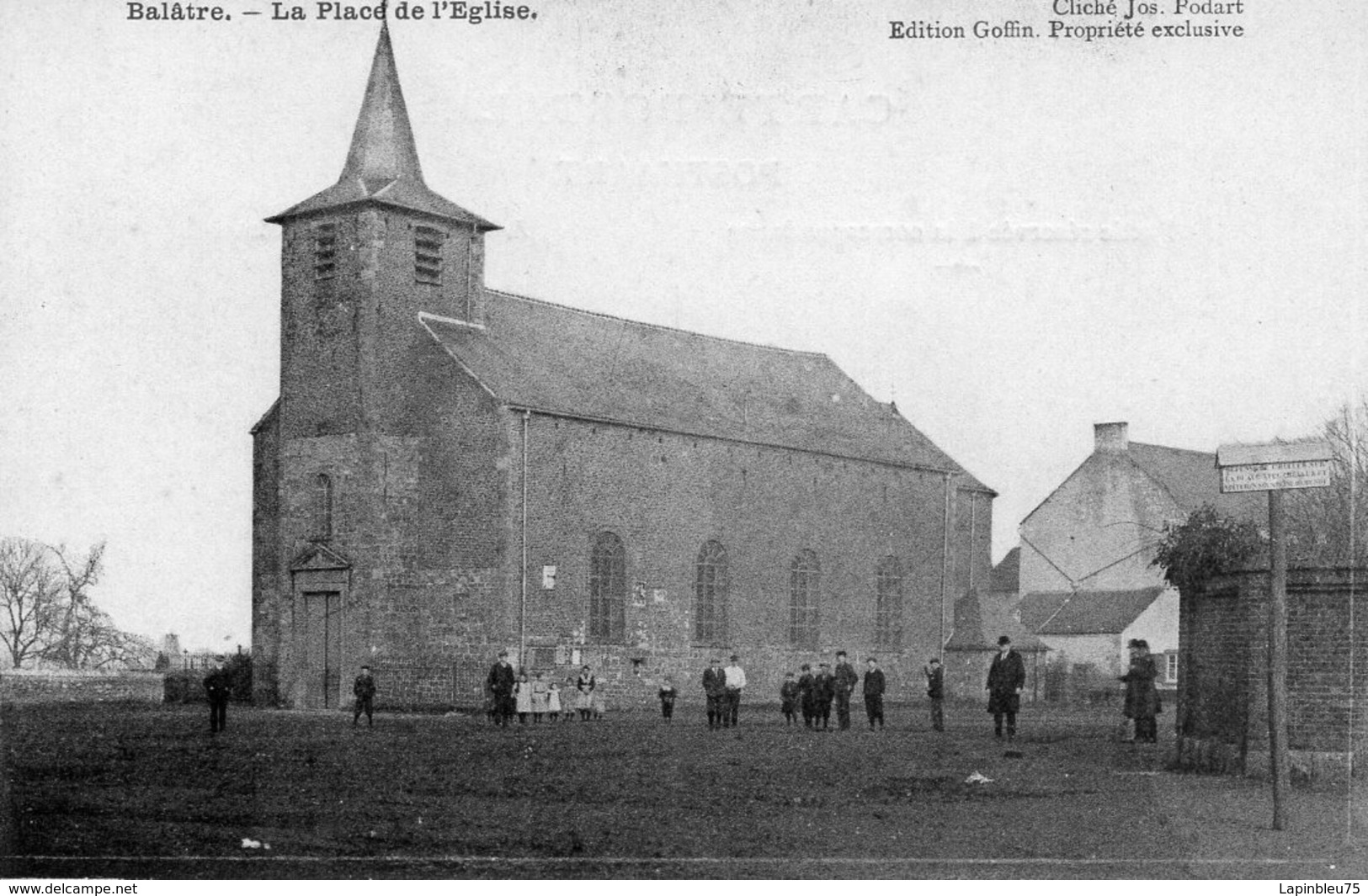 CPA Belgique Namur Jemeppe Sur Sambre Balâtre La Place De L'église - Jemeppe-sur-Sambre