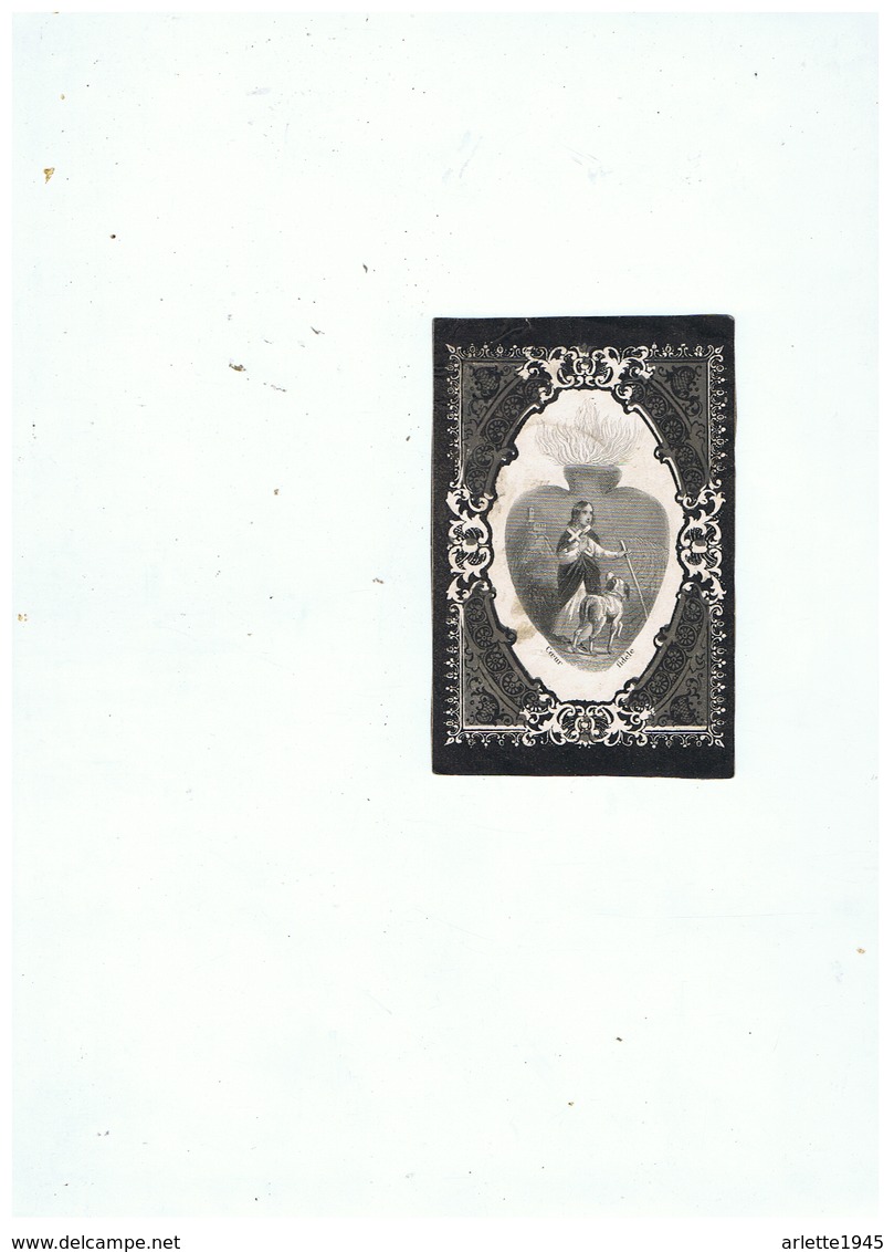 SOUVENIR MESSIRE ALBERT JOSEPH DU BOSQUIEL DE BONDUES ECUYER MAIRE & FONDATEUR HOSPICE DE BONDUES 1854 - Images Religieuses