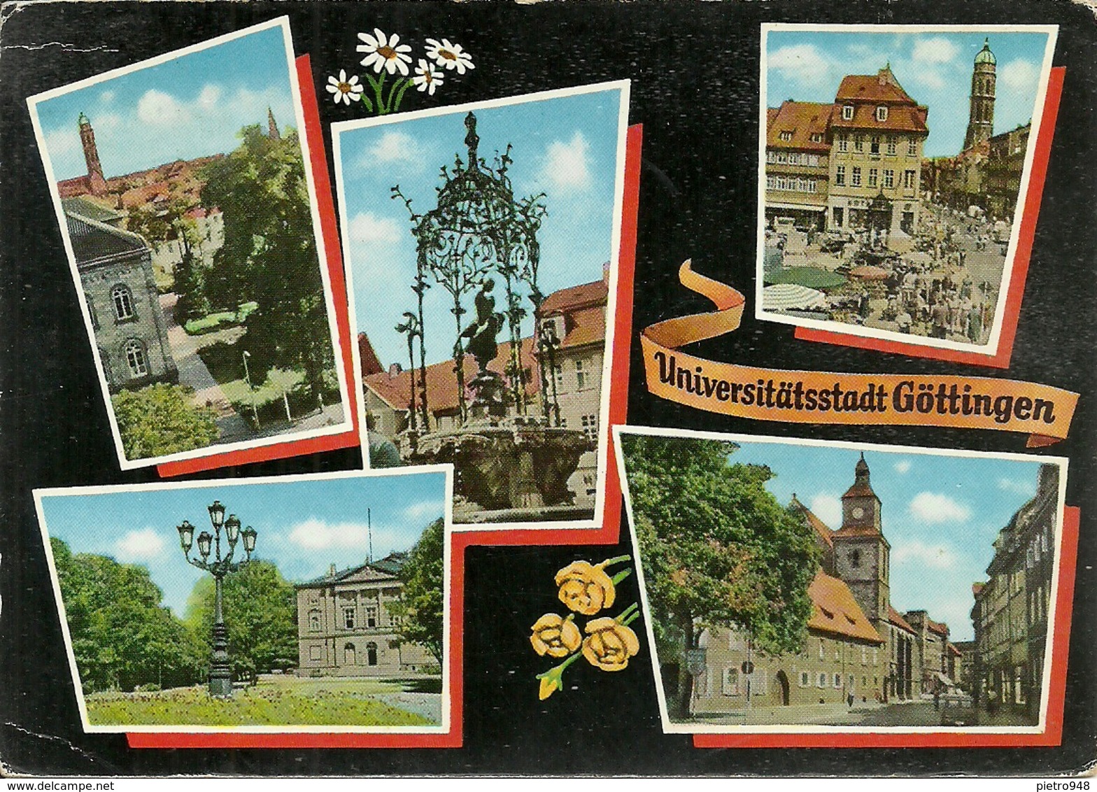 Gottingen (Niedersachsen) Ansicht: Auditorium Und Jacobikirche, Markt, Ganseliesel, Theater, Marienkirche - Goettingen