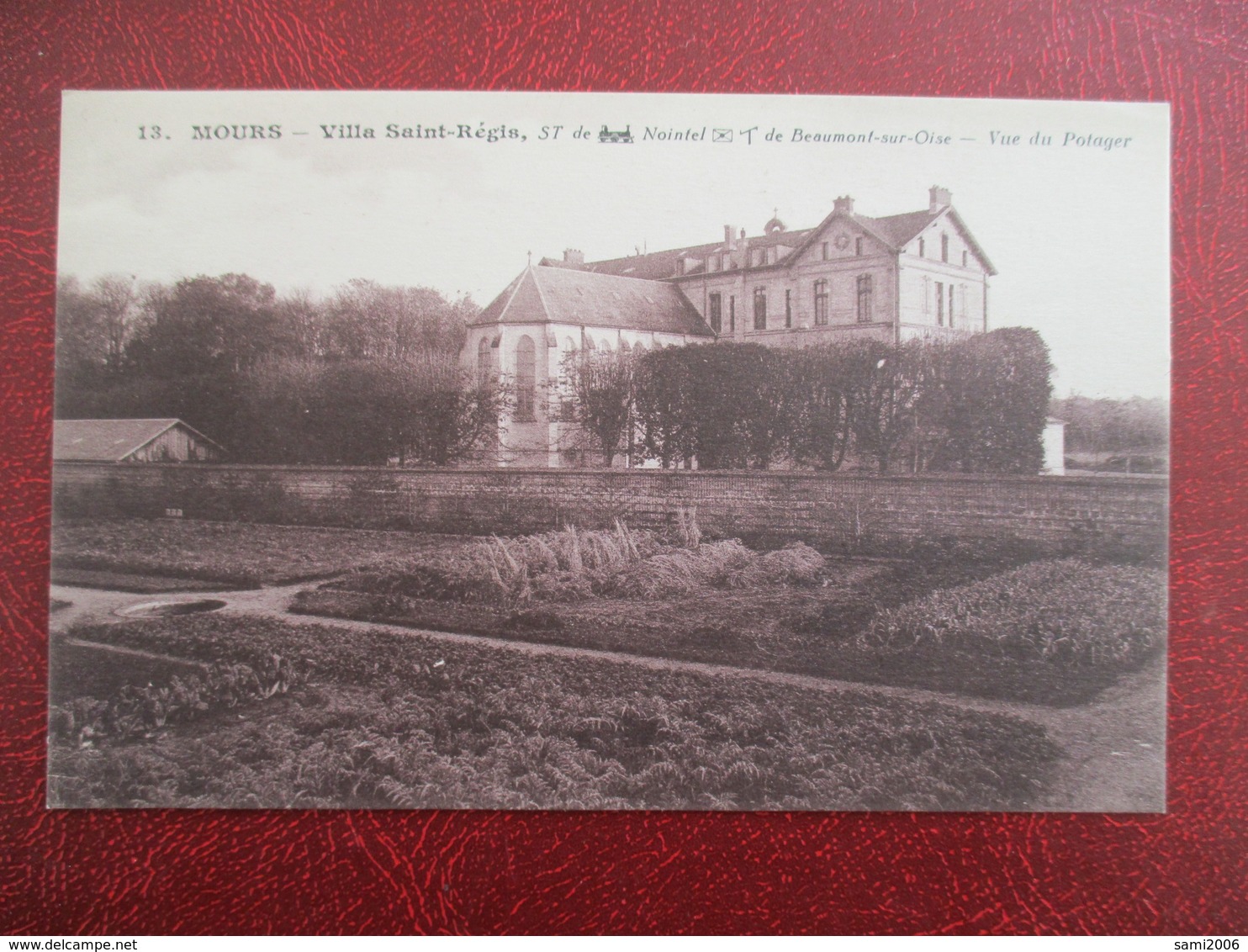 CPA 95 MOURS VILLA SAINT REGIS VUE DU POTAGER - Mours