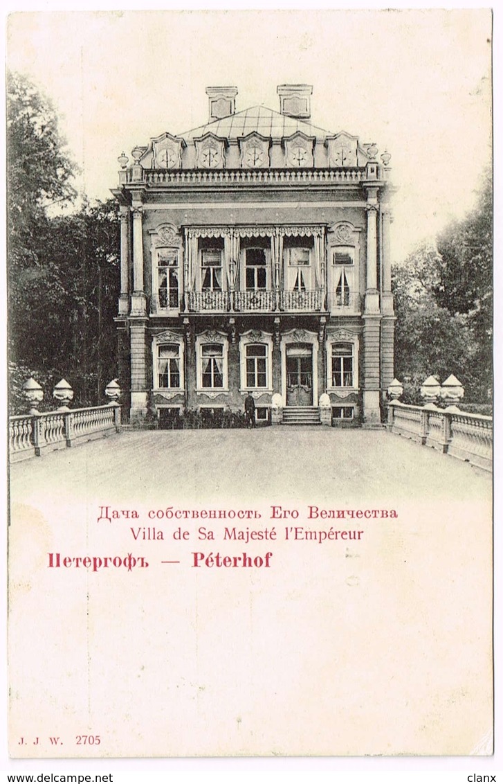 PETERHOF - ST PETERSBOURG 1900 Villa De Sa Majesté L'Empéreur - Russland