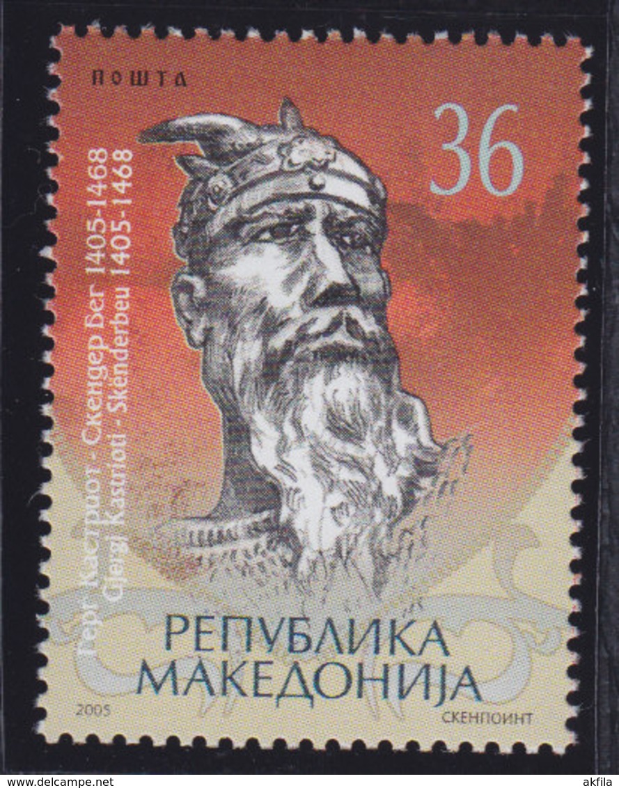 Macedonia 2005 Skanderbeg, MNH (**) Michel 347 - Nordmazedonien