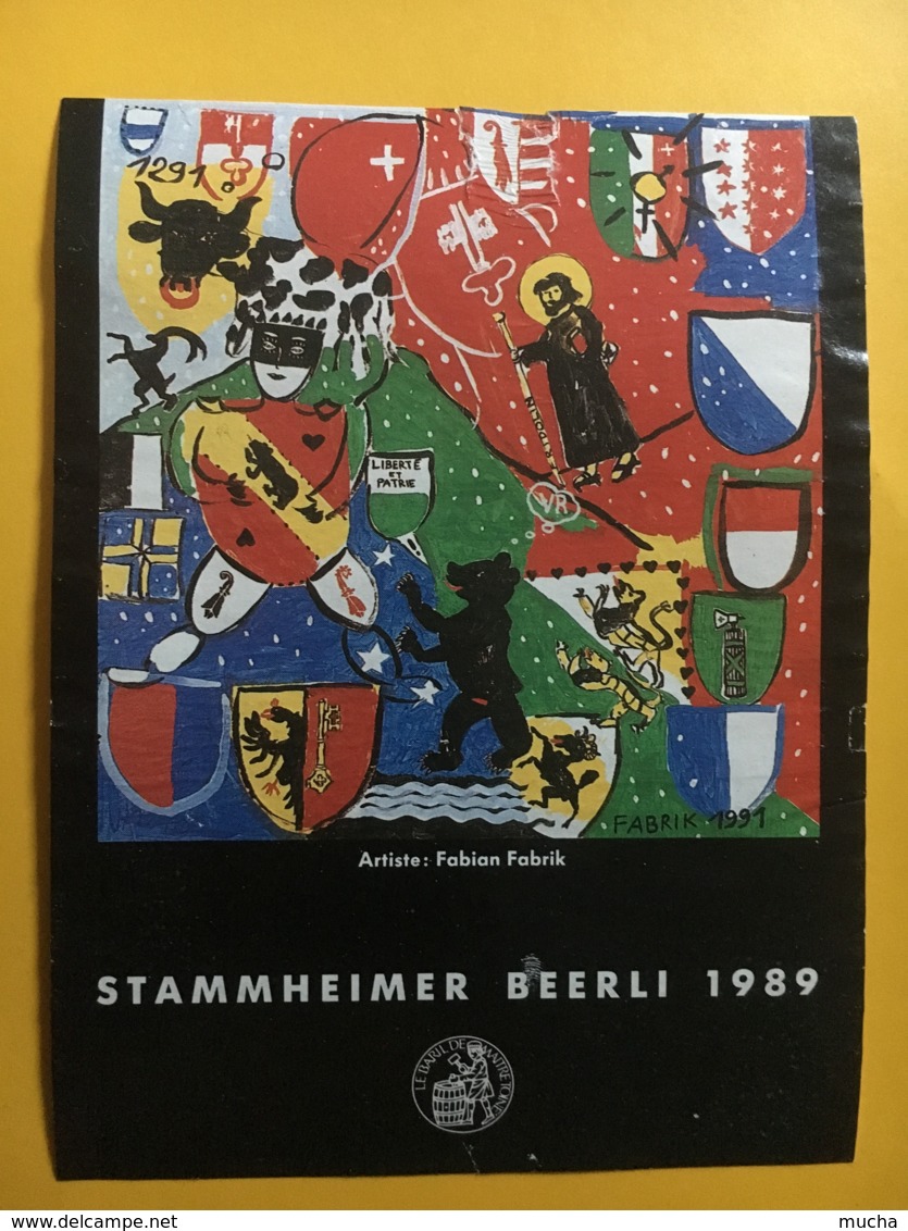 9063 - Stammheimer Beerli 1989 Suisse Artiste Fabian Fabrik - Art