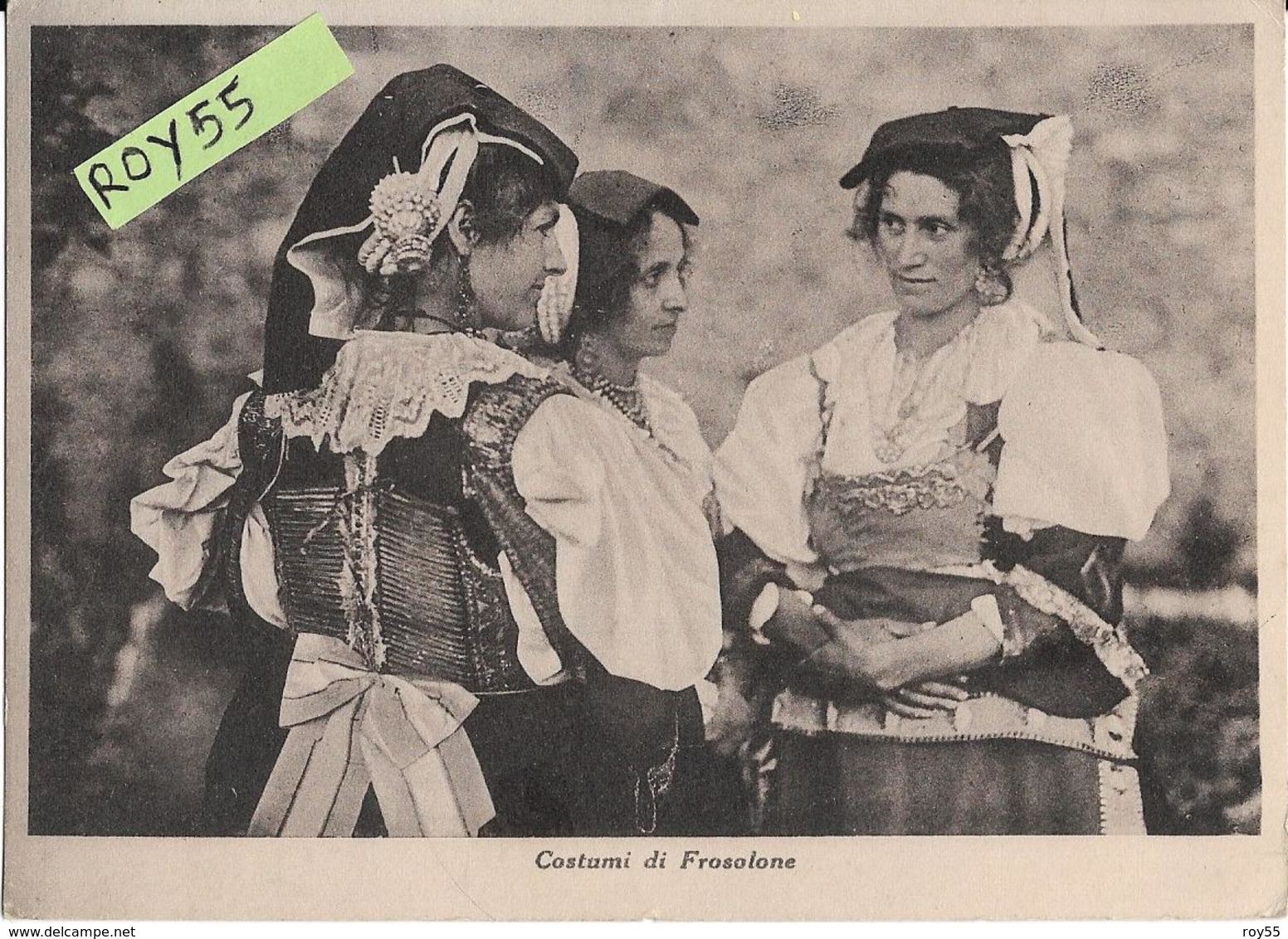 Molise Isernia Frosolone Costumi Di Frosolone Veduta Donne Vestite Con Costumi Locali Anni 50 - Costumi