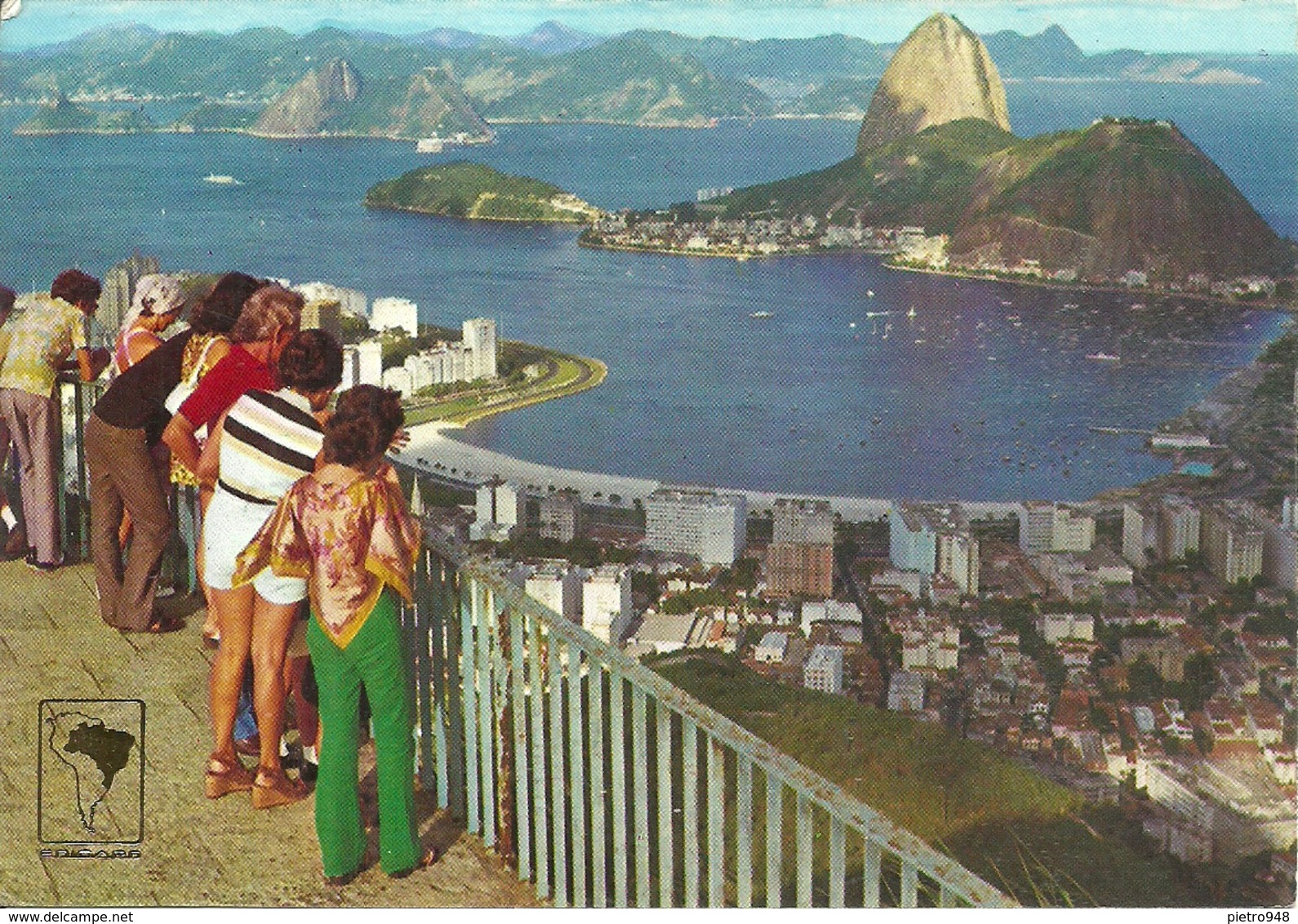 Rio De Janeiro (RJ, Brasile) Enseada Do Botafogo Plano Mirante Dona Marta, Botafogo's Bay From Dona Marta's Belvedere - Rio De Janeiro