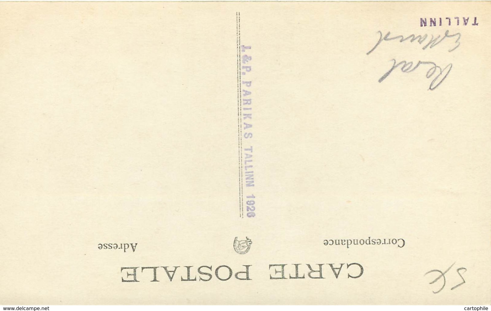 Estonie - Tallinn - Old Postcard 1928 - Estonie