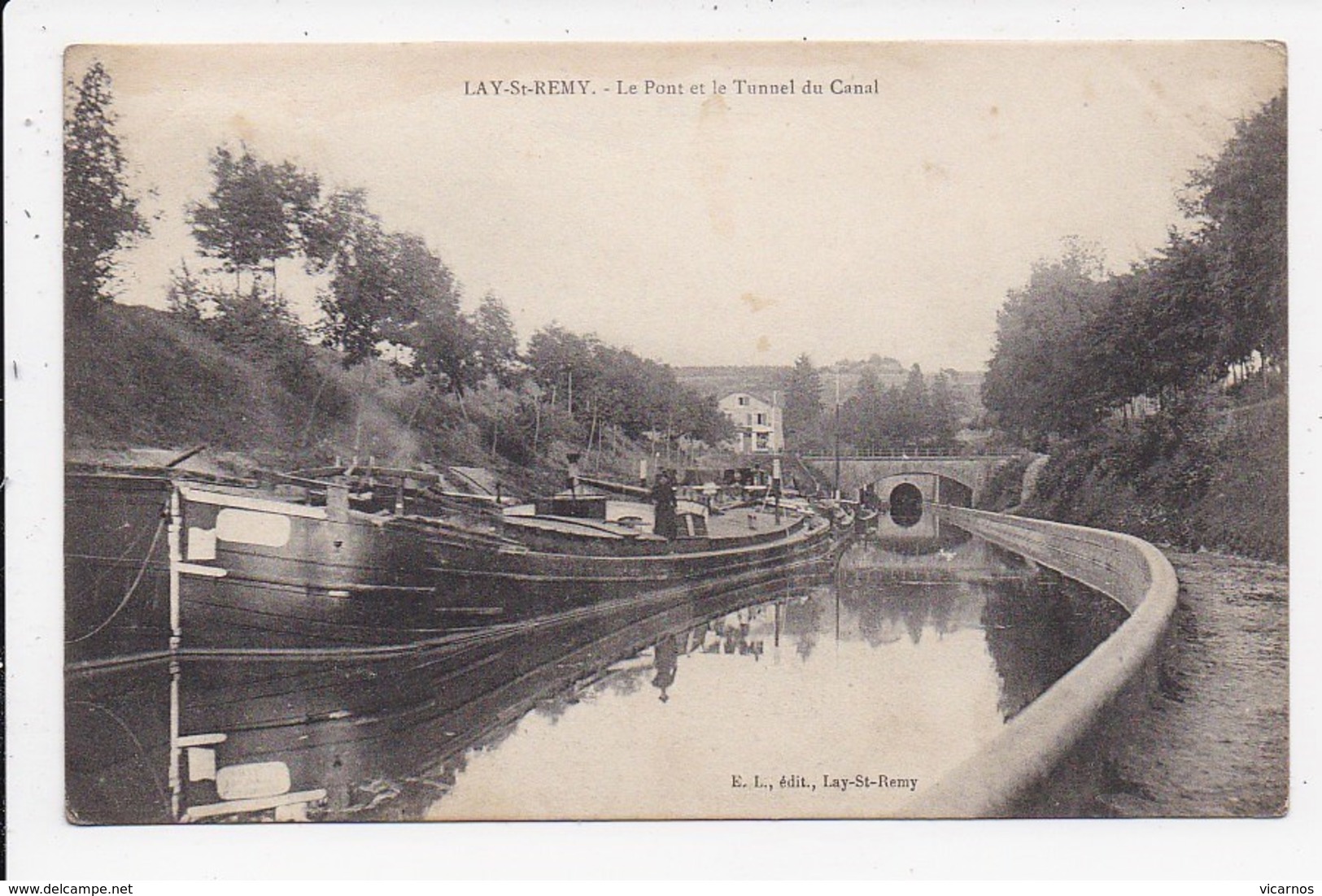 CPA 54 LAY ST REMY Le Pont Et Le Tunnel Du Canal - Altri & Non Classificati