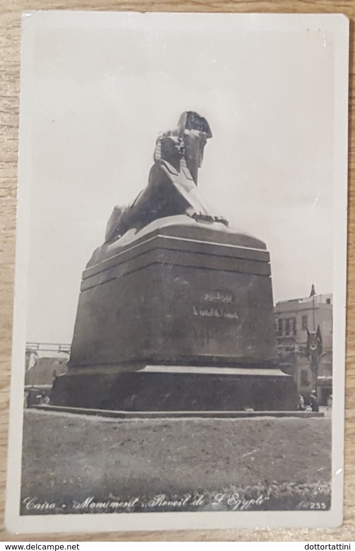 CAIRO Egypt - Monument "Reveil De L'Egypte" - Sphynx - Cairo