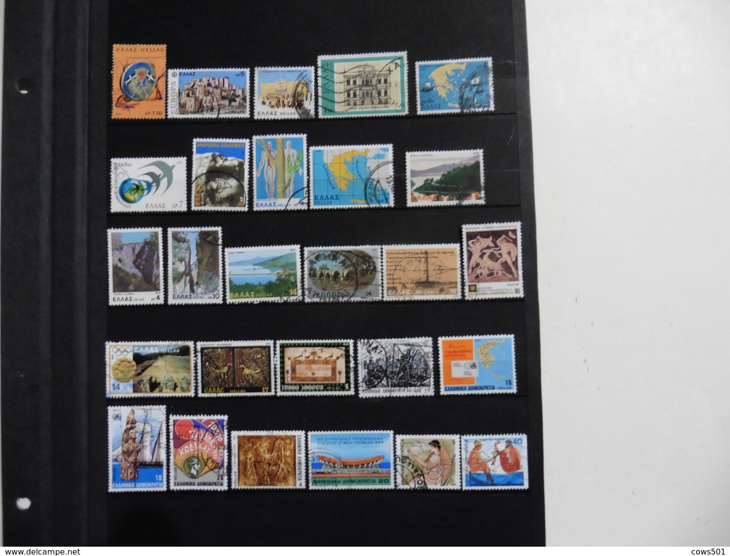 Grèce : 27 Timbres Oblitérés - Collections