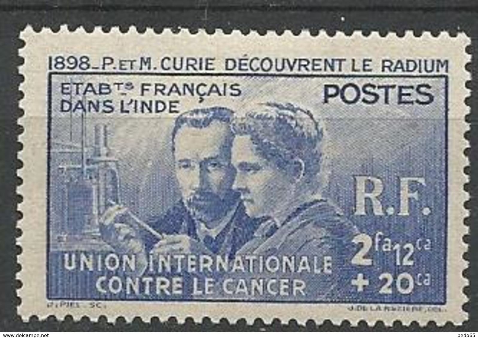 INDE N° 115 NEUF* TRACE DE CHARNIERE TB / MH - Unused Stamps