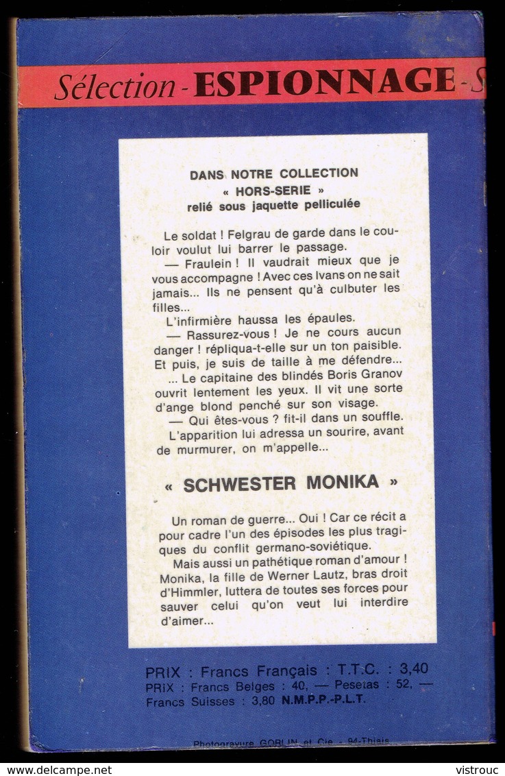 " LA PISCINE EST DANS LE BAIN ", De Bernard DRUPT - Edition GERFAUT- Espionnage - N° 22. - Other & Unclassified