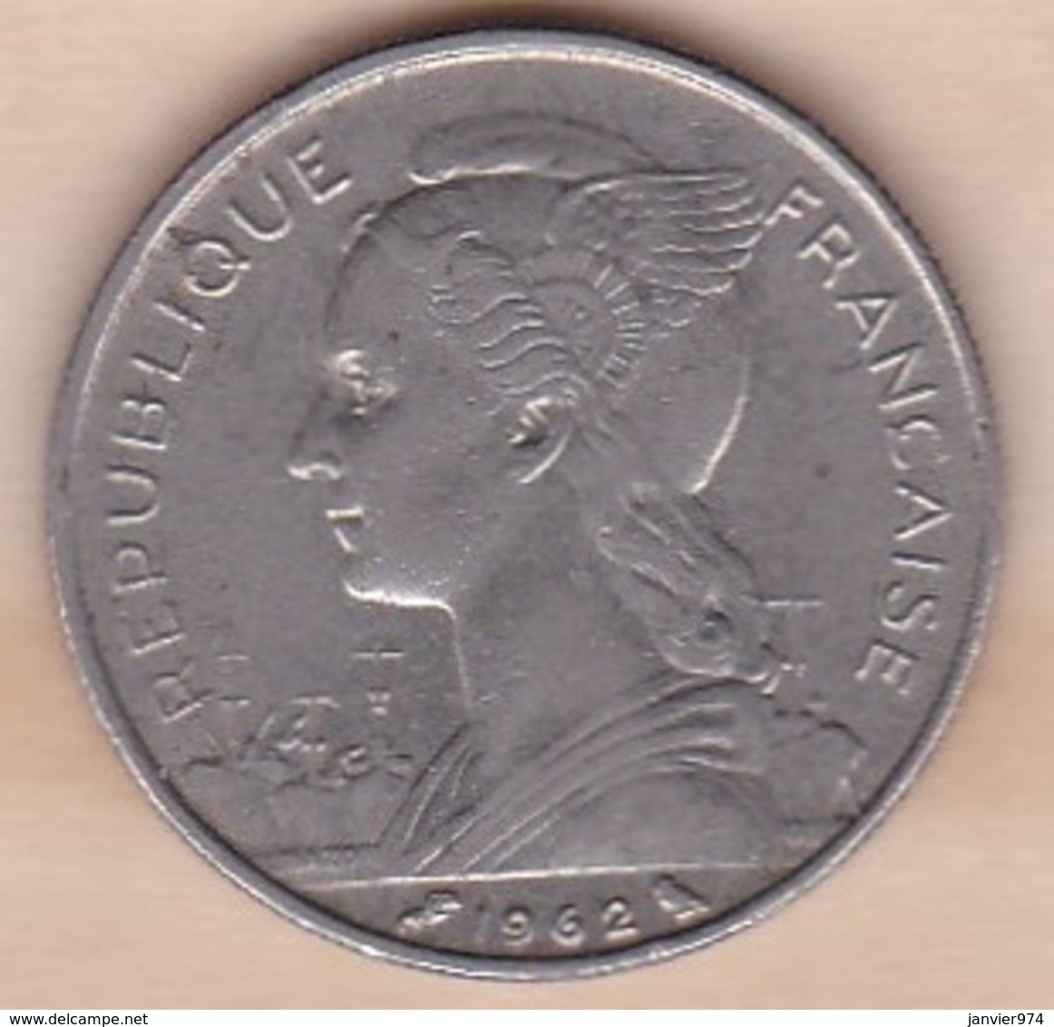 ILE DE LA REUNION. 50 FRANCS 1962 - Reunion