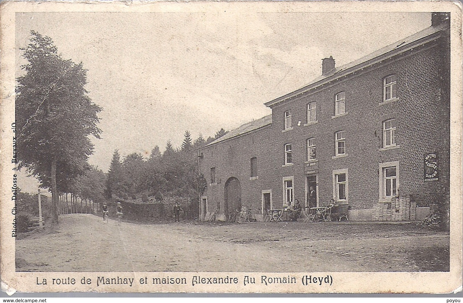 Heyd Route De Manhay Et Maison Alexandre Coin Sup Gauche Legerement  Croque Etat Voir Scan - Autres & Non Classés