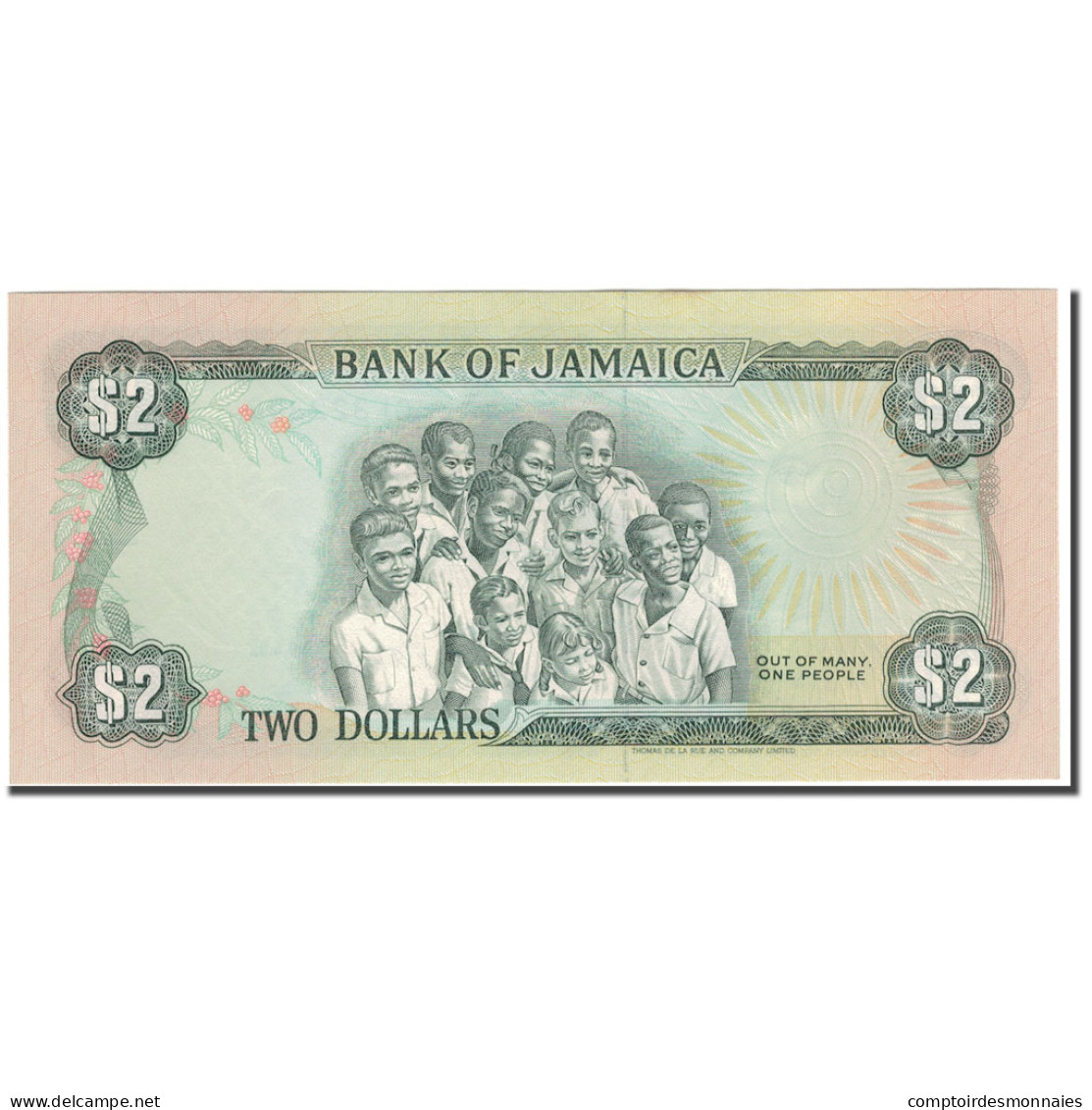 Billet, Jamaica, 2 Dollars, 1992-05-29, KM:69d, NEUF - Jamaique