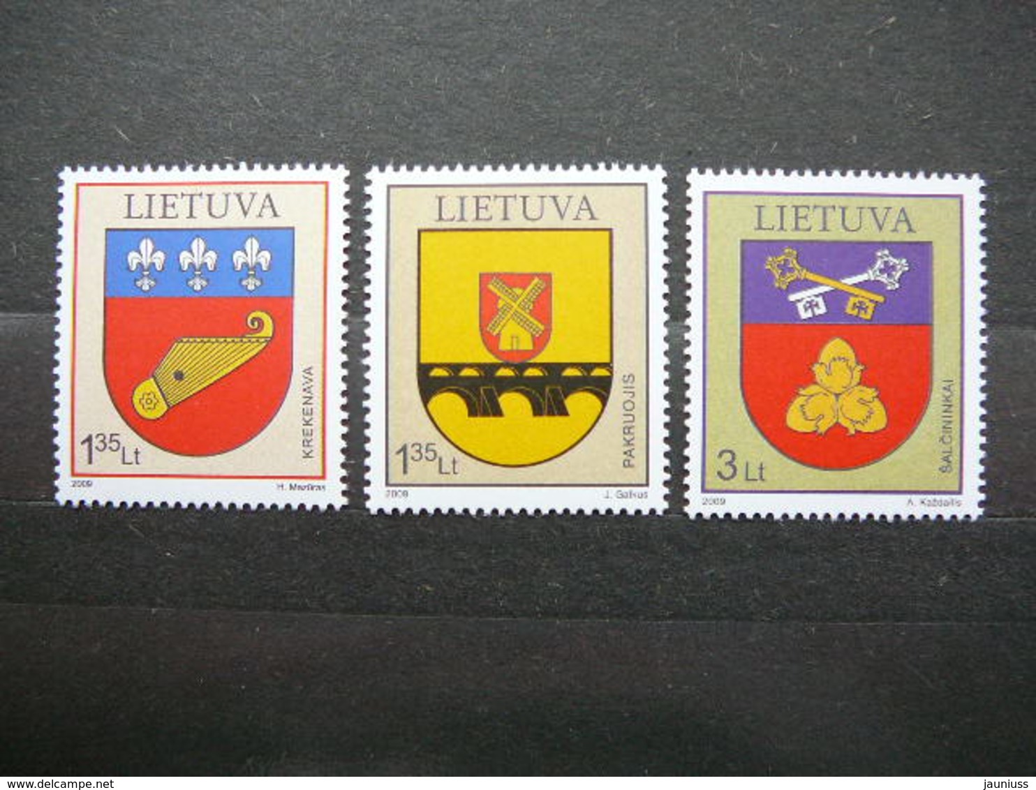 Coats Of Arms. Lietuva Litauen Lituanie Litouwen Lithuania 2009 MNH # Mi. 1000/2 - Lituanie