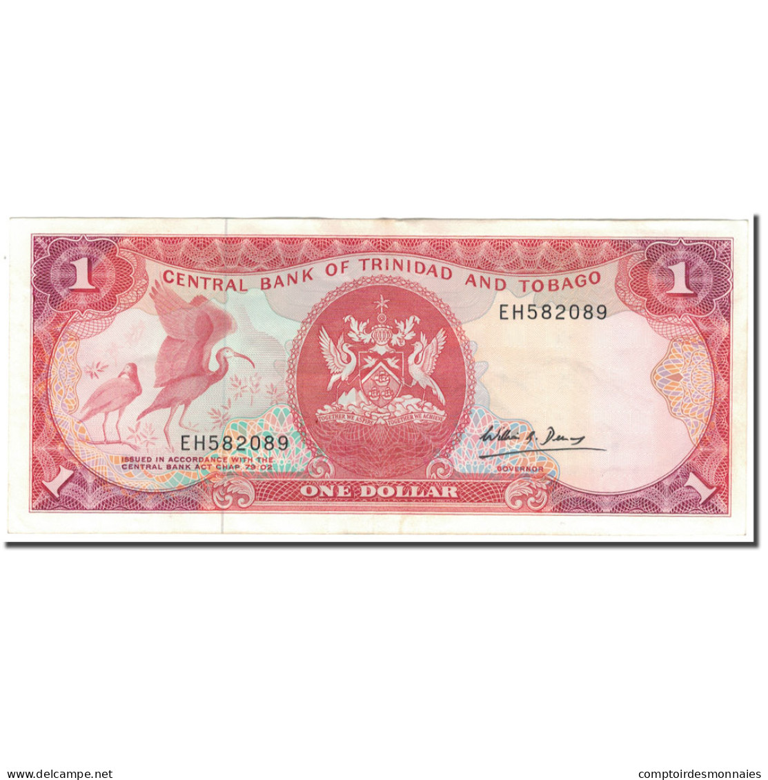 Billet, Trinidad And Tobago, 1 Dollar, KM:36b, TTB - Trinité & Tobago