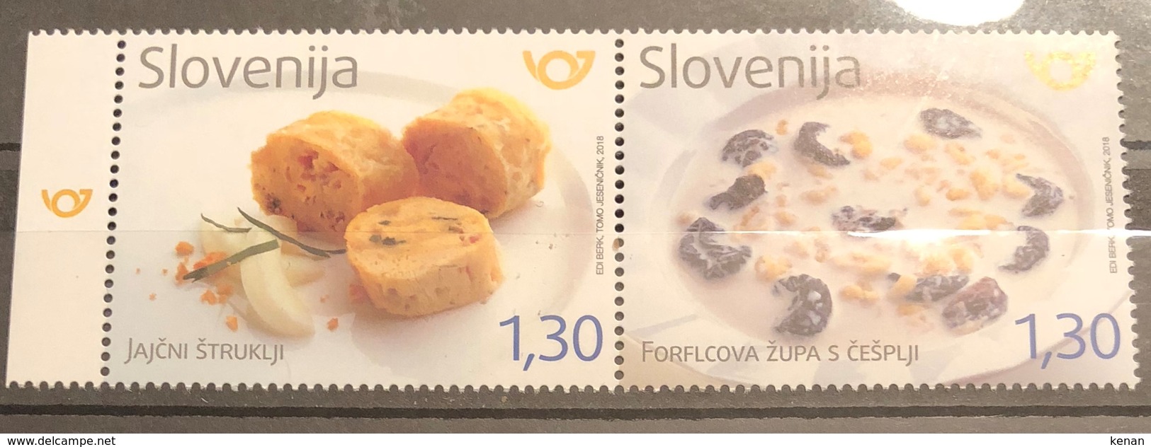 Slovenia, 2018, Gastronomy (MNH) - Slovenia