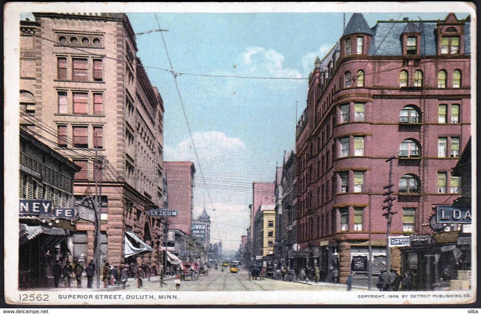 USA United States Duluth 1911 / Superior Street / Tramway - Duluth