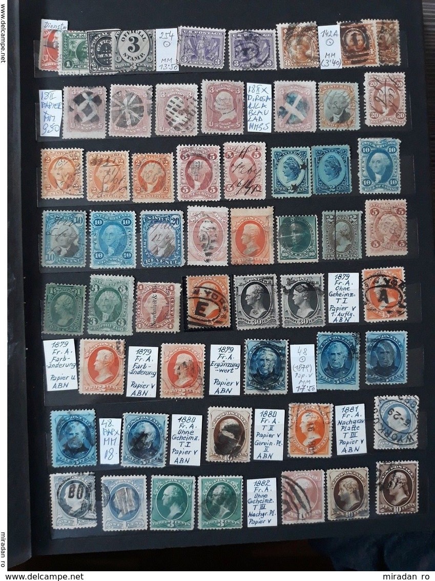 US USA AMERICA LOT 32 ALBUM PG RARE STAMPS 1851 - 1937 - Ungebraucht