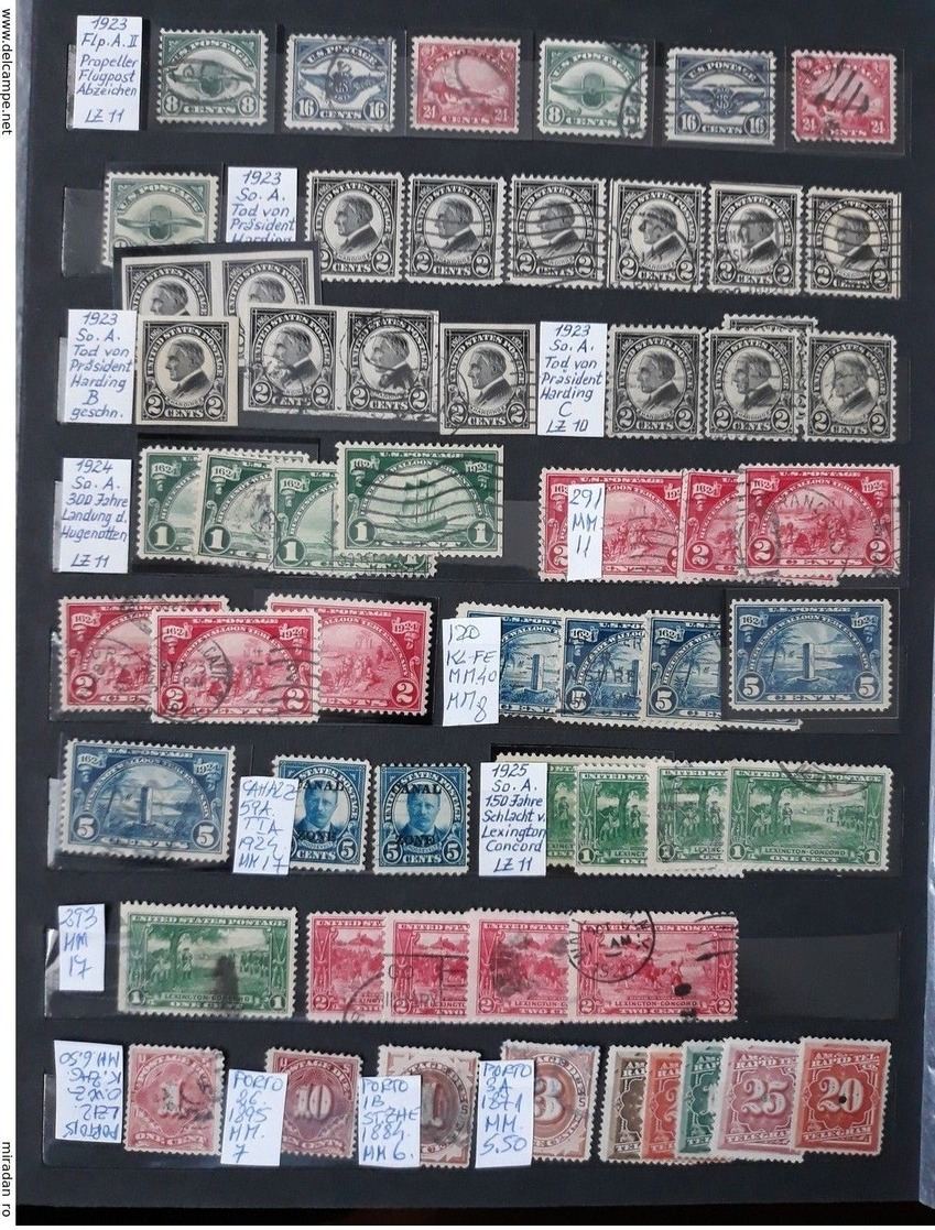 US USA AMERICA LOT 32 ALBUM PG RARE STAMPS 1851 - 1937