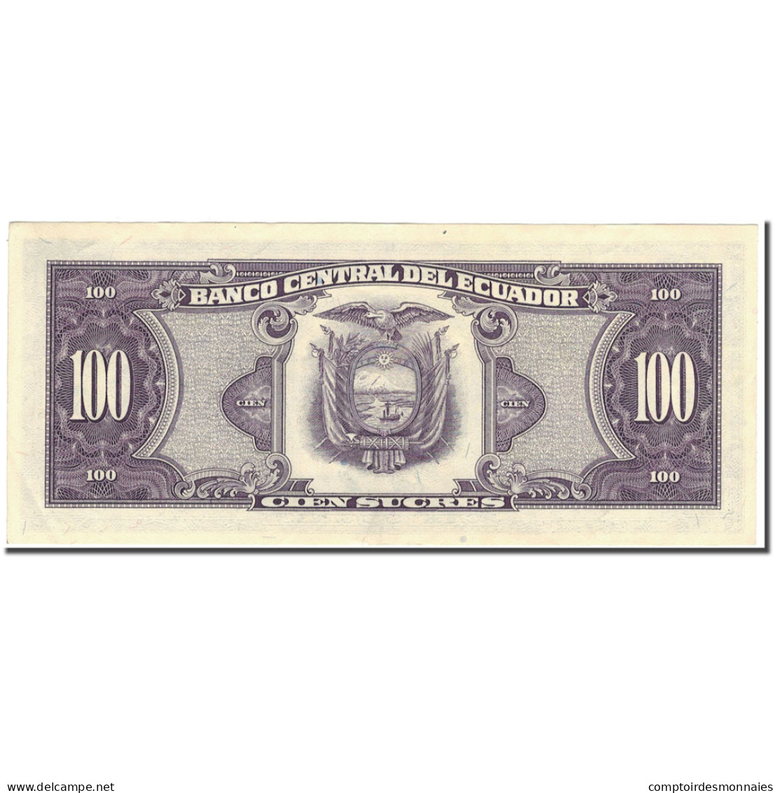 Billet, Équateur, 100 Sucres, 1990-04-20, KM:123, SUP+ - Ecuador