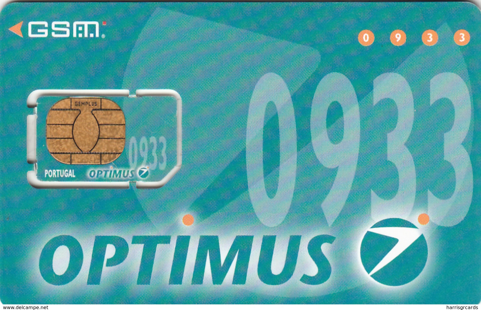 PORTUGAL - OPTIMUS 0933, GSM Card, Used - Portugal