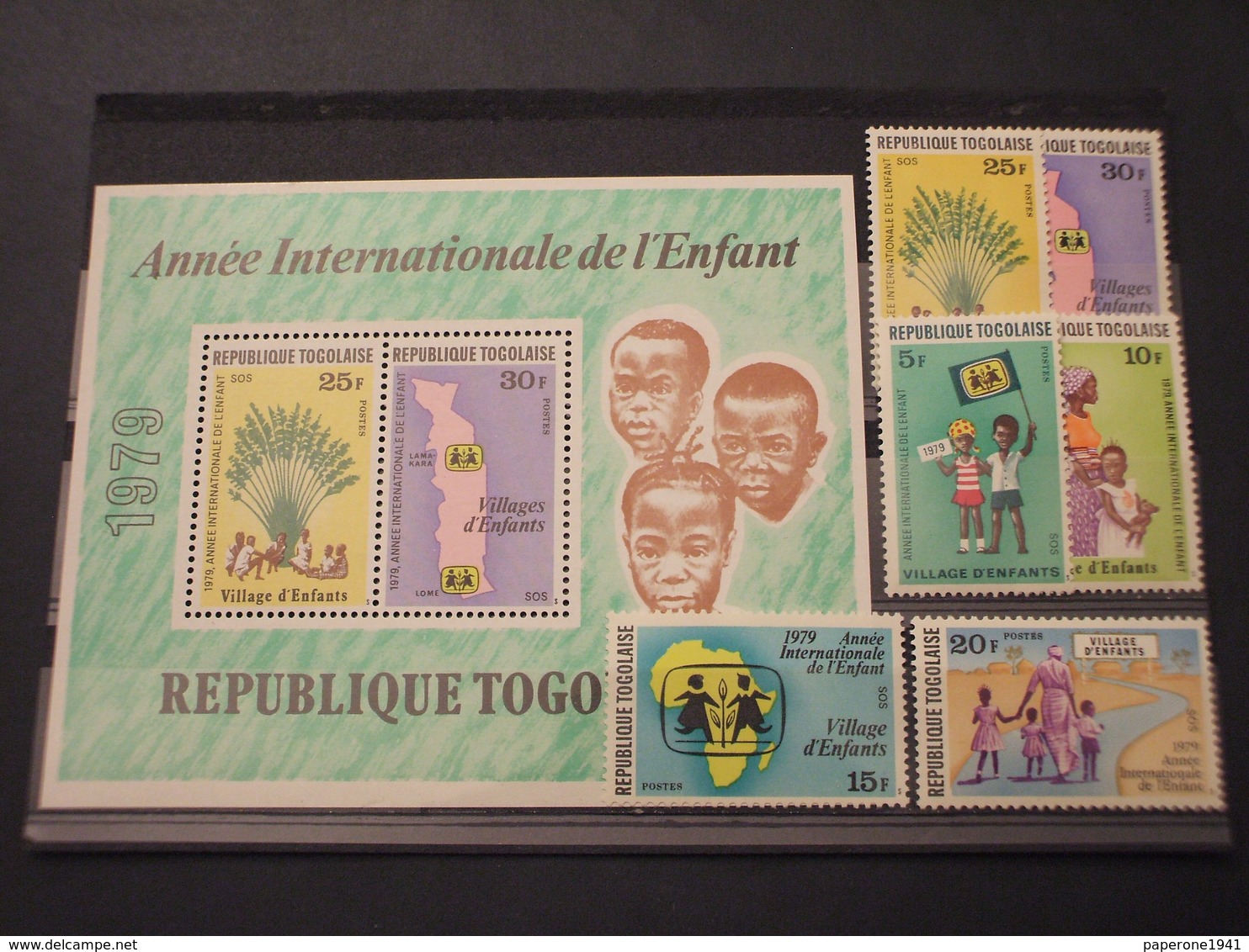 TOGO - 1979 INFANZIA 6 VALORI + BF  - NUOVI(++) - Togo (1960-...)