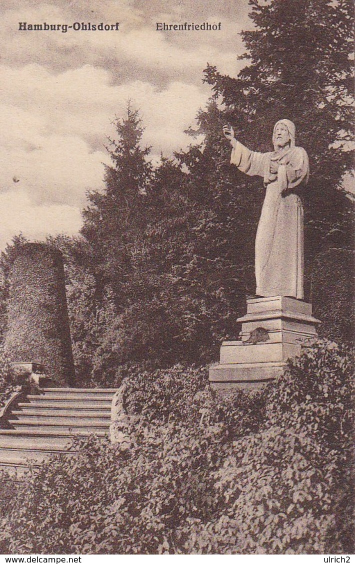 AK Hamburg - Ohlsdorf - Ehrenfriedhof - 1931 (37821) - Nord