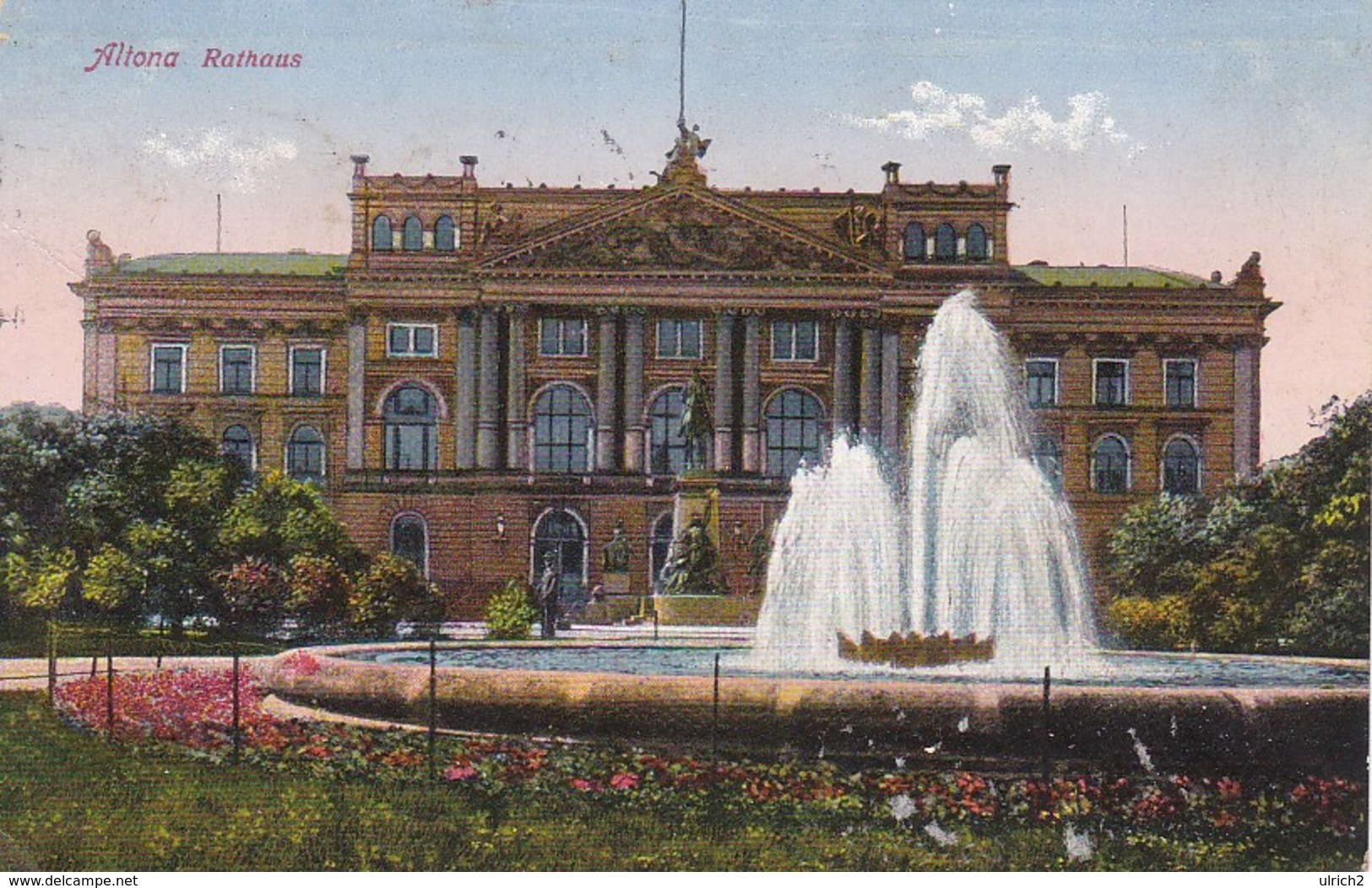 AK Hamburg - Altona - Rathaus - 1927 (37823) - Altona